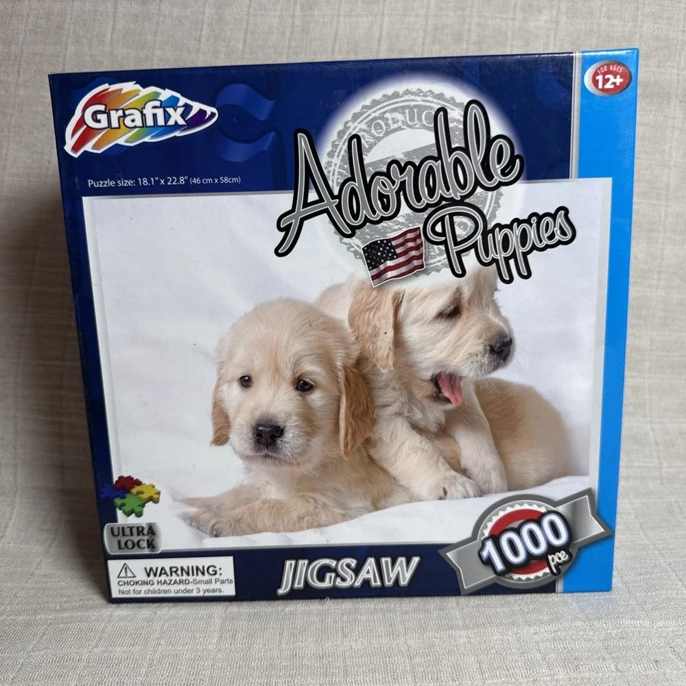 Adorable Puppies 1000 Piece Puzzle